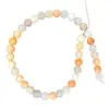 Polvo de Piedra Natural Aventurina Cuentas Redondas Cuentas Sueltas Pulsera DIY Collar Accesorios de Joyería Cuentas Semi-Terminadas Venta al por Mayor Estilo Lujo Ligero