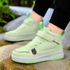 Zapatillas Deportivas de Caña Alta de Cuero Impermeable Antideslizante para Niños, Modelo Nuevo Otoño 2026, Transfronterizo, para Estudiantes
