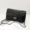 Bolso de mujer 2022 nueva moda estilo Chanel bolso rombos bolso con cadena al hombro bolso bandolera de mujer bolso clásico europeo y americano para mujer