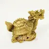 Latão Escarlate Artesanato Joias Decoração Tartaruga Dragão