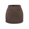 20116- Estilo Europeu 2026 Primavera/Verão Nova Garota Quente Emagrecedora Saia Anti-exposição Sexy Moda Justa ao Corpo Curta