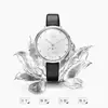 Reloj Sk Shengke Estudiante Simple Casual Moda Tendencia Cuarzo Correa de Fibra de Agua Dos Pines Semicircular Aleación