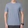 Camiseta de Manga Corta de Seda de Hielo para Hombre Verano Talla Grande Transpirable Camiseta Deportiva para Hombre Suelta Delgada de Secado Rápido Top de Fitness
