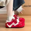 Nueva Colección Primavera/Otoño 2026: Zapatillas de entrenamiento alemanas retro de estilo coreano, cómodas, con bloques de color, zapatos planos modernos y versátiles para mujer, adecuados para ventas transfronterizas