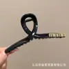 Pinza para el Cabello Marrón para Mujer, Nuevo Estilo de Alta Gama 2025, Pinza Grande para el Cabello en la Parte Posterior de la Cabeza, Pinza de Tiburón para el Peinado