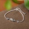 Yilu Silver S925 Sterling Silver Natural Sunny Water Material Hetian Jade Conjunto Personalizado Pixiu Brincos Femininos Anel Pingente