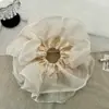 Anillo de Malla Esponjoso para el Cabello para Viajes al Trabajo, Cuerda para el Cabello Suave para Mujer, Todo Fósforo, Cuerda para el Cabello Elegante para Cola de Caballo Baja, Accesorios para el Cabello