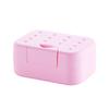 Caja de Jabón Portátil con Tapa Sellada para Viaje Impermeable para Baño de Casa Inodoro Lindo Portajabón con Cierre Caja de Jabón