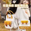 Mochila de Color Contrastante Bolsa de Mamá Nuevo Estilo Coreano Gran Capacidad Viaje Almacenamiento de Artículos para Bebé Viaje de Mamá Madre y Bebé