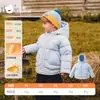 Chamarra de Plumas para Niños Beipeisi 2026 Estilo Nuevo Niños Niñas con Capucha Engrosada Cálida Bebé Falsa de Dos Piezas Capa Exterior en Capas