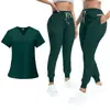 AliExpress Venta Caliente Ropa para Lavar a Mano Hombres y Mujeres Ropa de Trabajo Doctor Enfermera Hospital Salón de Belleza SPA Personal Ropa de Trabajo Verano
