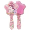 Conjunto de Presente Pente de Massagem com Almofada de Ar Personalizado, Pente de Presente para Mão, Pente com Topo de Caveira Fofo, Pente Oco Pente com Almofada de Ar