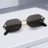 Gafas de Sol Polarizadas sin Marco para Hombres y Mujeres, Protección UV, Ciclismo, Conducir, Gafas de Sol a la Moda