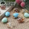 Accesorios de Fresa Colgante Estilo Japonés Accesorios Dulces Lindos Populares Colgante de Resina Transparente Estilo Ins Accesorios Hechos a Mano para DIY