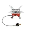 Estufa Cuadrada Mini para Exteriores al por Mayor Portátil Plegable para Camping Estufa de Gas Loto Estufa Cuadrada Pequeña Cabezal de Estufa de Casete