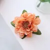 Cabeça de Flor de Crisântemo Camélia Pequena Flor de Seda Artesanal DIY Casamento Decoração de Casa Acessórios