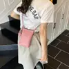 Bolsa para Teléfono Móvil, Bolsa Cuadrada Pequeña, Bolso Pequeño Transfronterizo, Bolso de Mujer, Nuevo Estilo para Viajes de Otoño e Invierno, Bolso Cruzado de Hombro Único Simple y de Moda Multicolor