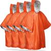 Bethi y Manta de Emergencia para Exterior Impermeable Camping Emergencia Aislamiento a Prueba de Frío Supervivencia Silvestre a Prueba de Viento Poncho Salvavidas Equipo