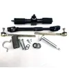 Perfil de Aluminio Moto Eléctrica de Cuatro Ruedas Accesorios de Karting Engranaje de Dirección de Aluminio Columna de Dirección Volante Junta Universal Barra de Dirección