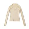Suéter Feminino Básico Slimming de Manga Longa Cor Sólida Outono Gola Quadrada Top Elegante Pescoço de Cisne Atacado