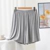Calça de pijama feminina com cintura elástica, solta, plus size, plus size, plus size, shorts largos, calça casual para casa, calça de perna larga, casual, versátil