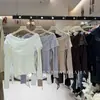 LS Renda Francesa Patchwork Ombro Só Tricô Guangzhou Treze Linhas Outono 2026 novo vestuário feminino 60123 #