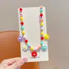 Colar Colorido de Margarida Pequena para Mulheres, Cores Contrastantes, Design de Nicho, Corrente para Clavícula, Estilo de Férias de Verão, Acessórios Doces de Colar