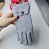 Guantes de invierno para mujer con forro polar, engrosados, a prueba de frío, cálidos, cortavientos, para exteriores, equitación, conducción, tacto de terciopelo, algodón, venta al por mayor