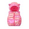 Nueva Chaqueta de Algodón con Relleno de Plumas de Color Sólido Otoño e Invierno 2026 con Chaleco de Cuello Alto para Niños y Niñas, Ropa de Abrigo para Bebés y Niños Pequeños