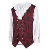 Halloween Transfronterizo Europeo y Americano Primavera y Otoño para Hombre Artístico Medieval Steampunk Vampiro Top Disfraz Ropa de Escenario