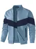 Bestseller de AliExpress Chaqueta de Vuelo Casual de Moda para Hombre Colorida Cortavientos Cremallera Estilo Callejero Transpirable Top Harajuku