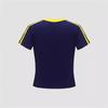 Camiseta de Moda Callejera Retro Americana de Comercio Exterior Top Bordado con Letras Pulóver Corto Estilo Spice Girl Camiseta Ajustada