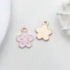 1 Gota de Aceite Rosa DIY Accesorios de Joyería Hechos a Mano Aleación Pequeño Colgante Aretes Aretes Colgante de Collar Material