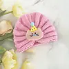 Nova Chapéu de Tricô Desenho Animado Quente para Crianças Chapéu de Lã de Cachorrinho Fofo de Cor Sólida Chapéu de Desenho Animado para Bebê
