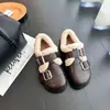 Venta al por mayor Otoño Invierno Nuevos Zapatos Birkenstock sin cordones Suela Suave Superficie de Cuero Versátil Zapatos Casuales Estudiante Mujer Hebilla Estampado de Leopardo Zapatos Individuales
