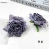 Paquete de Materiales para Guirnalda Hecha a Mano con Pequeñas Flores de Rosa Estilo Europeo Borde Quemado Retro para Hacer Adornos Florales para Salón de Bodas