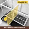 Jaula para Perros Pequeños, Jaula Grande para Perros con WC, Jaula para Perros de Tamaño Mediano, Jaula para Gatos, Fabricante de Jaulas para Mascotas Golden Retriever Labrador, Jaula para Gatos
