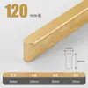 Armario de Aleación de Aluminio Negro Nuevo Manija Extra Larga Cajón Puerta de Armario Gabinete Arco Dorado Moderno Manija Simple