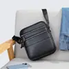 Bolso cruzado para hombre Bolso de cuero genuino Auténtico Simple Versátil Bolso de hombro para ir al trabajo casual de negocios para hombre Al por mayor Moderno
