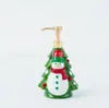 Botella de Loción Cerámica con Tema de Árbol de Navidad Botella de Loción Cerámica Popular Transfronteriza Botella para Gel de Manos de Baño Se Puede Personalizar