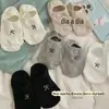 Meias Curtas Clássicas Preto e Branco Cinza Populares da Temu para Cross-Border Verão Finas Meias de Cano Baixo Unissex Meias Esportivas Meias de Algodão da Moda Versátil