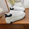 Tenis de Plataforma con Suelas Gruesas para Estudiantes, Moda Versátil Blanca Nueva Primavera y Otoño 2026 para Mujer