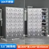 Fábrica de casilleros de acero inoxidable 304 vestidor armario de almacenamiento para empleados con cerradura zapatero multi-puerta armario de cafetería multi-compartimento