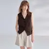 Oferta por Tempo LimitadoCalças de Linho Puro Estilo Old Money, Calças Retas de Verão Femininas de Linho de Alta Qualidade com Design, Corte Solto