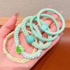 Anillo grande colorido Banda de goma para el cabello para niños Banda para el cabello para niñas Accesorios para el cabello de bebé de Corea del Sur Banda para el cabello Lazo para el cabello Goma