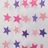 Costura papel perlado con purpurina estrella de cinco puntas guirnalda adornos para fiesta de cumpleaños banderas de colores guirnalda pancarta cien días de edad