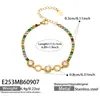 Collar colgante de flor con forma de corazón geométrico único con circonita cúbica, acero inoxidable chapado en oro, lujo ligero, conjunto de pulsera de joyería de nicho para mujer