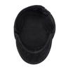 Chapéu masculino de meia-idade com forro de fleece quente, chapéu plano de moda outono e inverno, chapéu grosso para viagens ao ar livre e lazer no frio