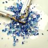 Piedra Ojo de Gato Azul Usar Armadura Grava Tormenta Fragmento Irregular Joyería para Uñas Grava Joyería para Uñas DIY