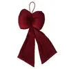 Enfeites de Laço para Decoração de Natal Transfronteiriça, Decorações para Festas de Feriado, Enfeites para Árvore de Natal, Enfeites, Laços